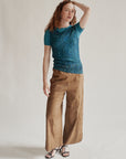 Ocean Textured Pleat Top - Hey Jude