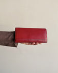 Guy Laroche Red Leather Wallet