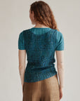 Ocean Textured Pleat Top - Hey Jude