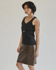 Onyx Open Knit Tank - Hey Jude