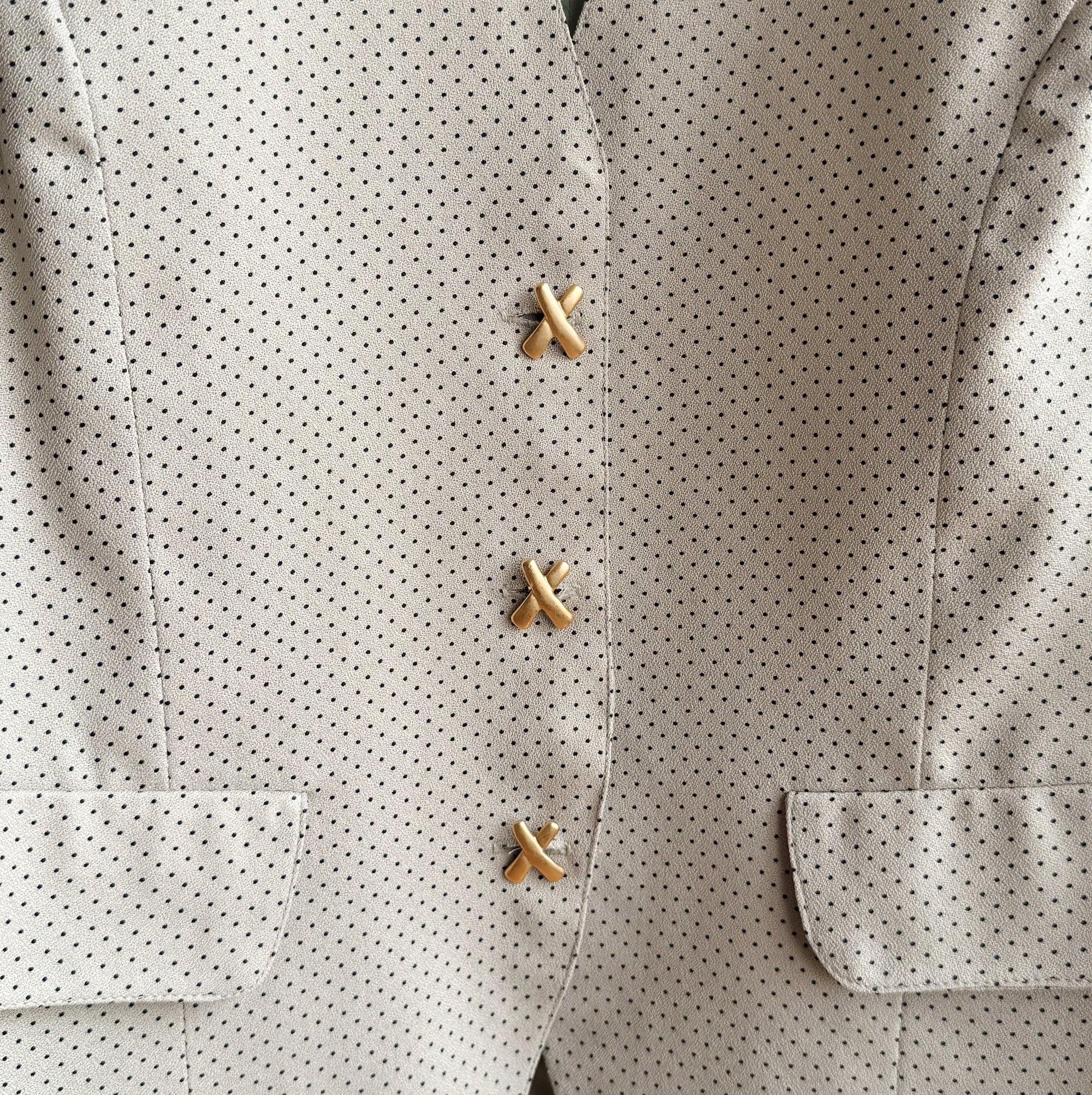 Soft Mint Polka Dot Vest - Hey Jude