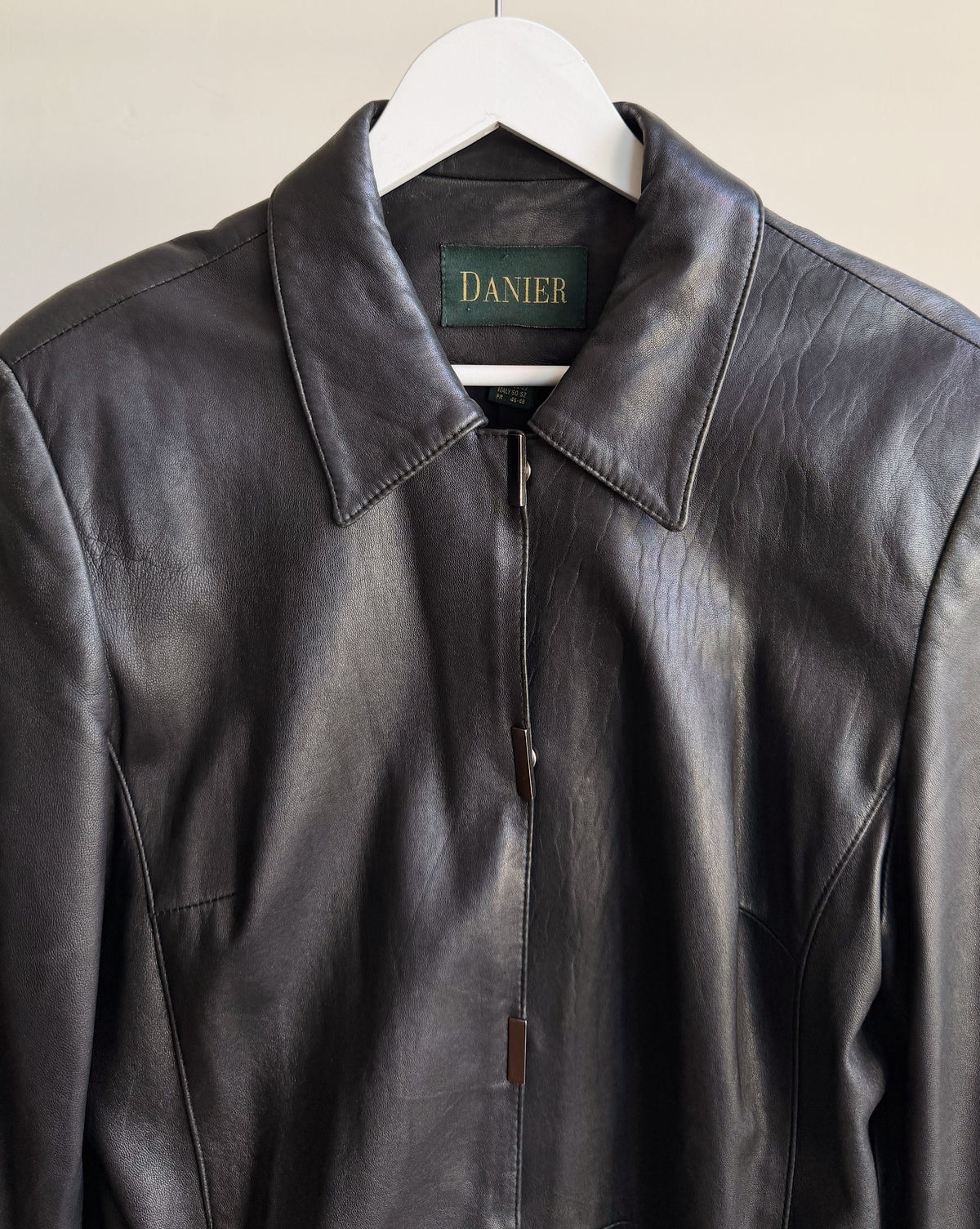 Danier Onyx Minimal Leather Jacket - Hey Jude