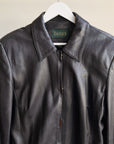 Danier Onyx Minimal Leather Jacket - Hey Jude