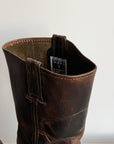 Dark Brown Frye Harness Boots | Size 9