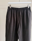 Black Linen Easy Pants