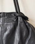 Ink Leather Dumpling Bag - Hey Jude