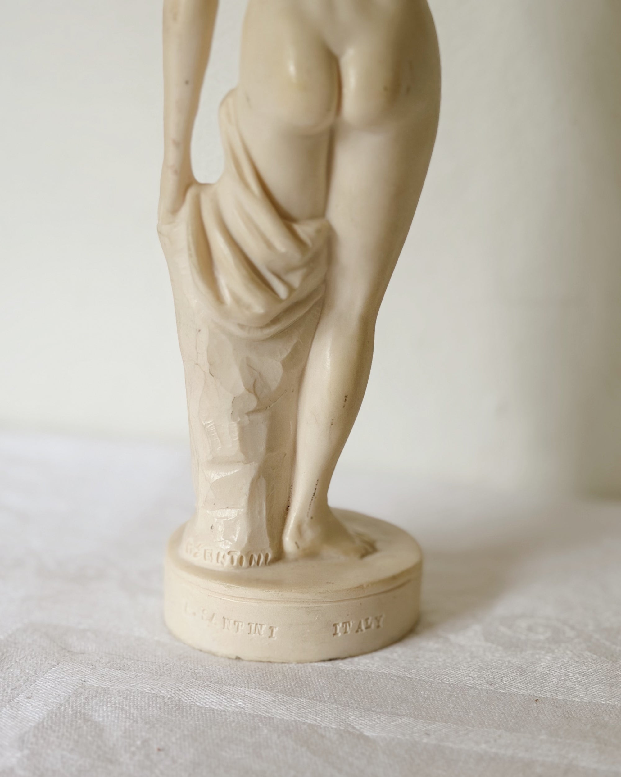 Santini Carrara Marble Female Sculptures