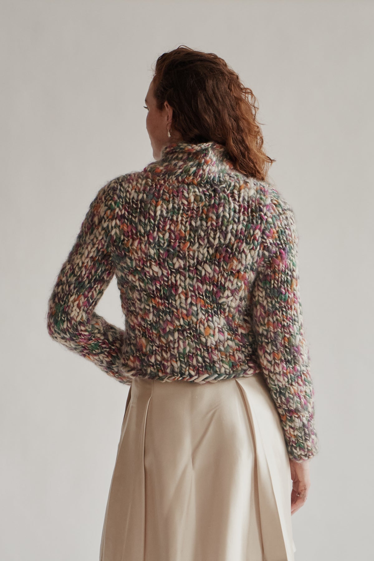 Kaleidoscope Flecked Chunky Wool Turtleneck - Hey Jude