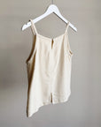 Oatmeal Woven Linen Camisole