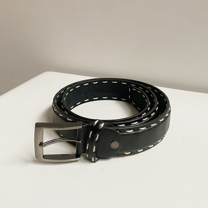 Dusk Whipstich Leather Belt