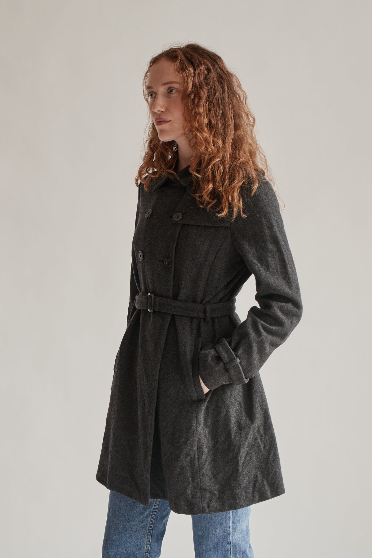Jil Sander Wool + Cashmere 90s Trench Coat - Hey Jude