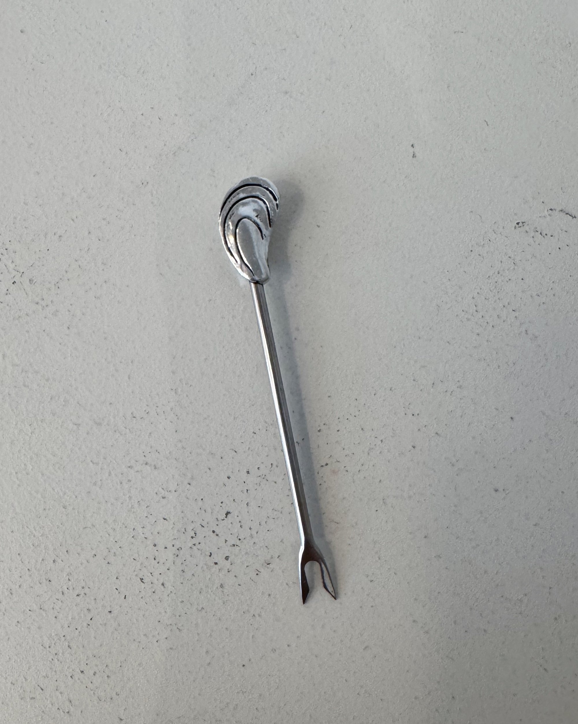 Silver Oyster Shell Cocktail Pick - Hey Jude