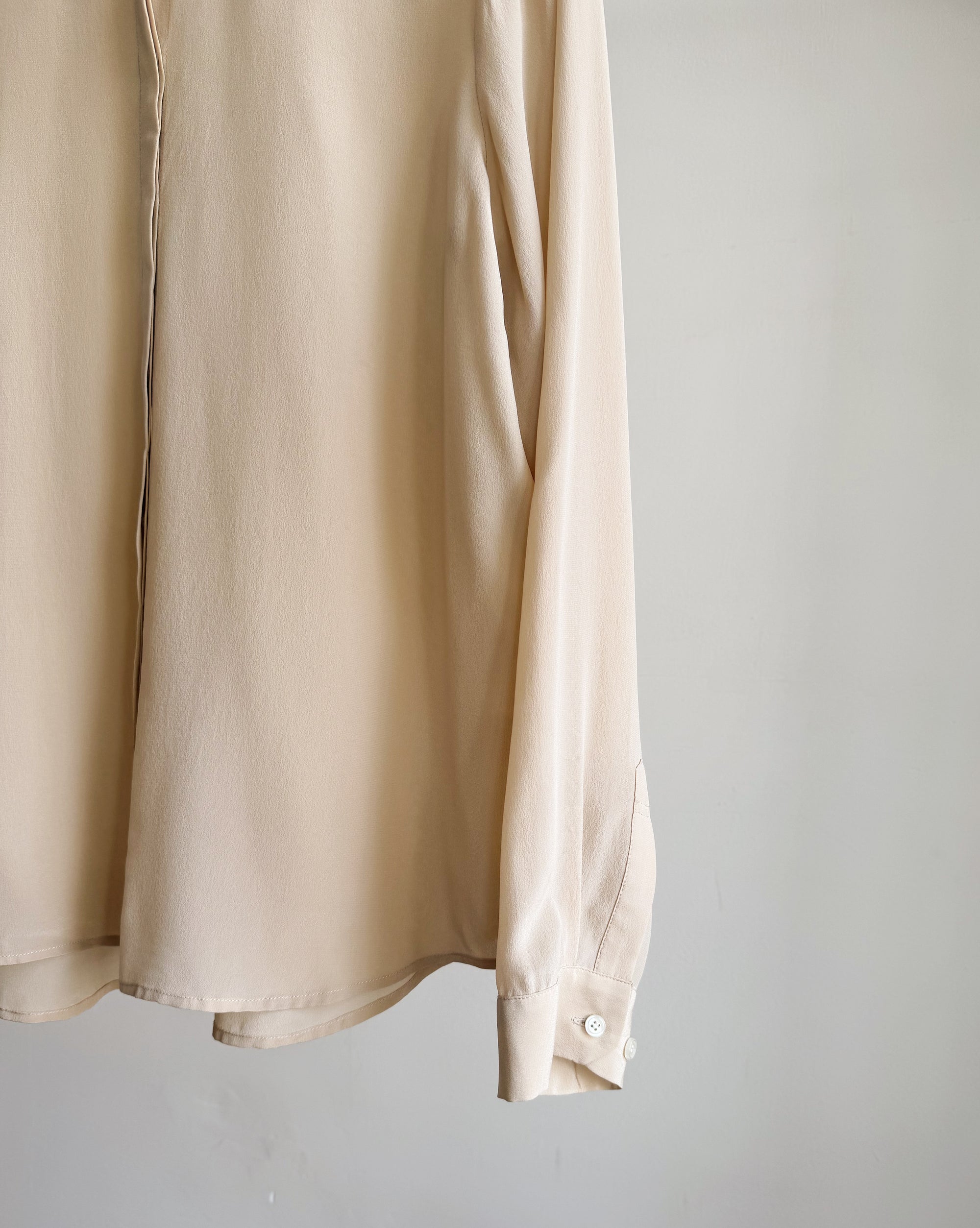 Sheer Sand Silk Shirt