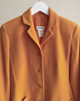 Tangerine Cashmere Wool Blazer - Hey Jude