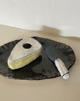 Brie Wedge and Cheese Knife Candle Holder