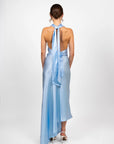 hijulez | Silk Skirt in Baby Blue