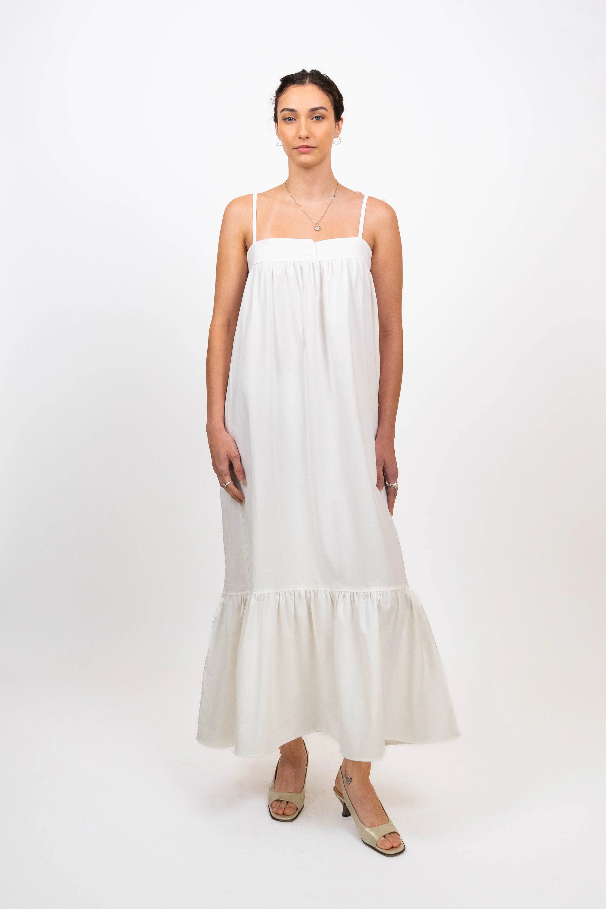 hijulez | Ravello Dress in White