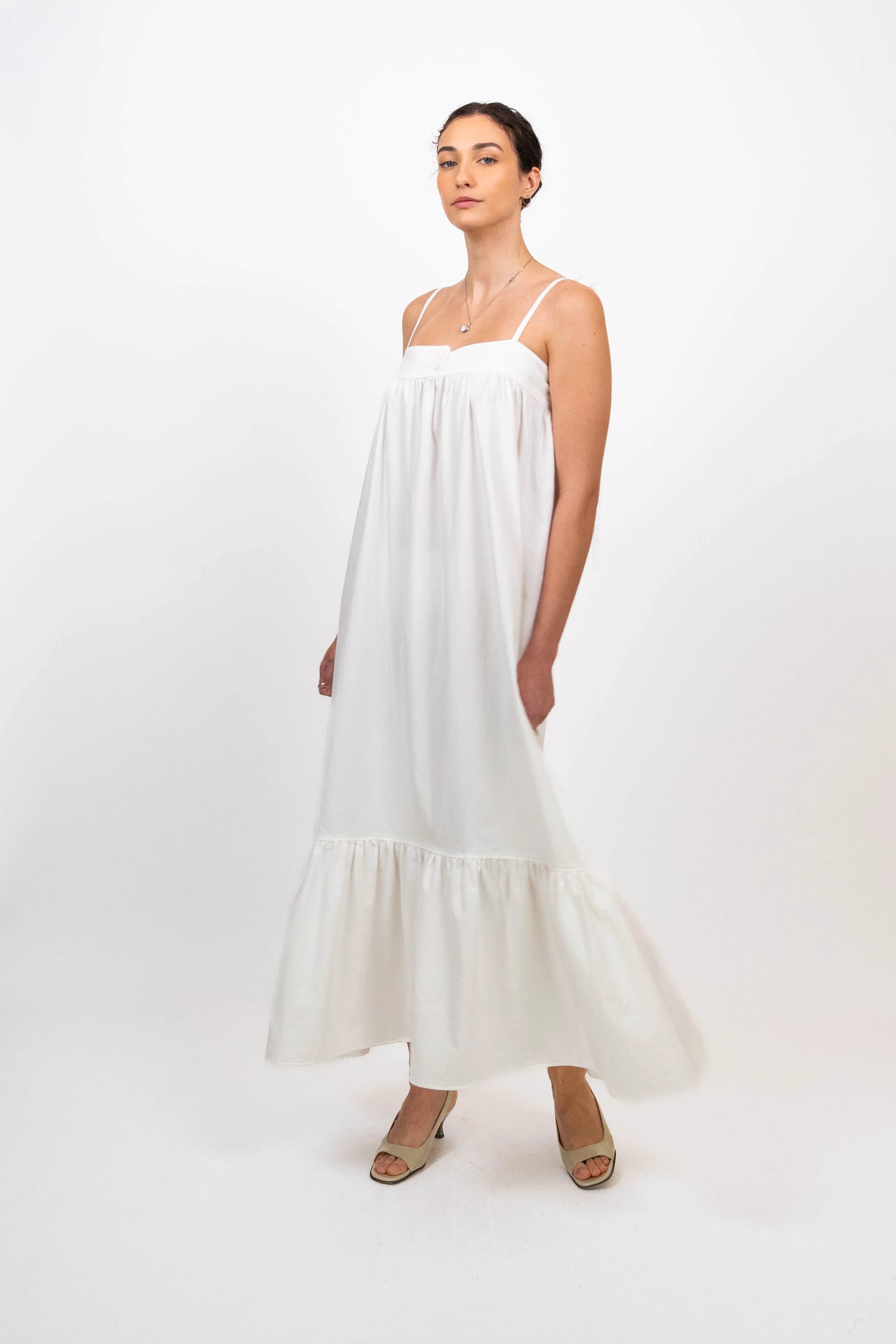 hijulez | Ravello Dress in White