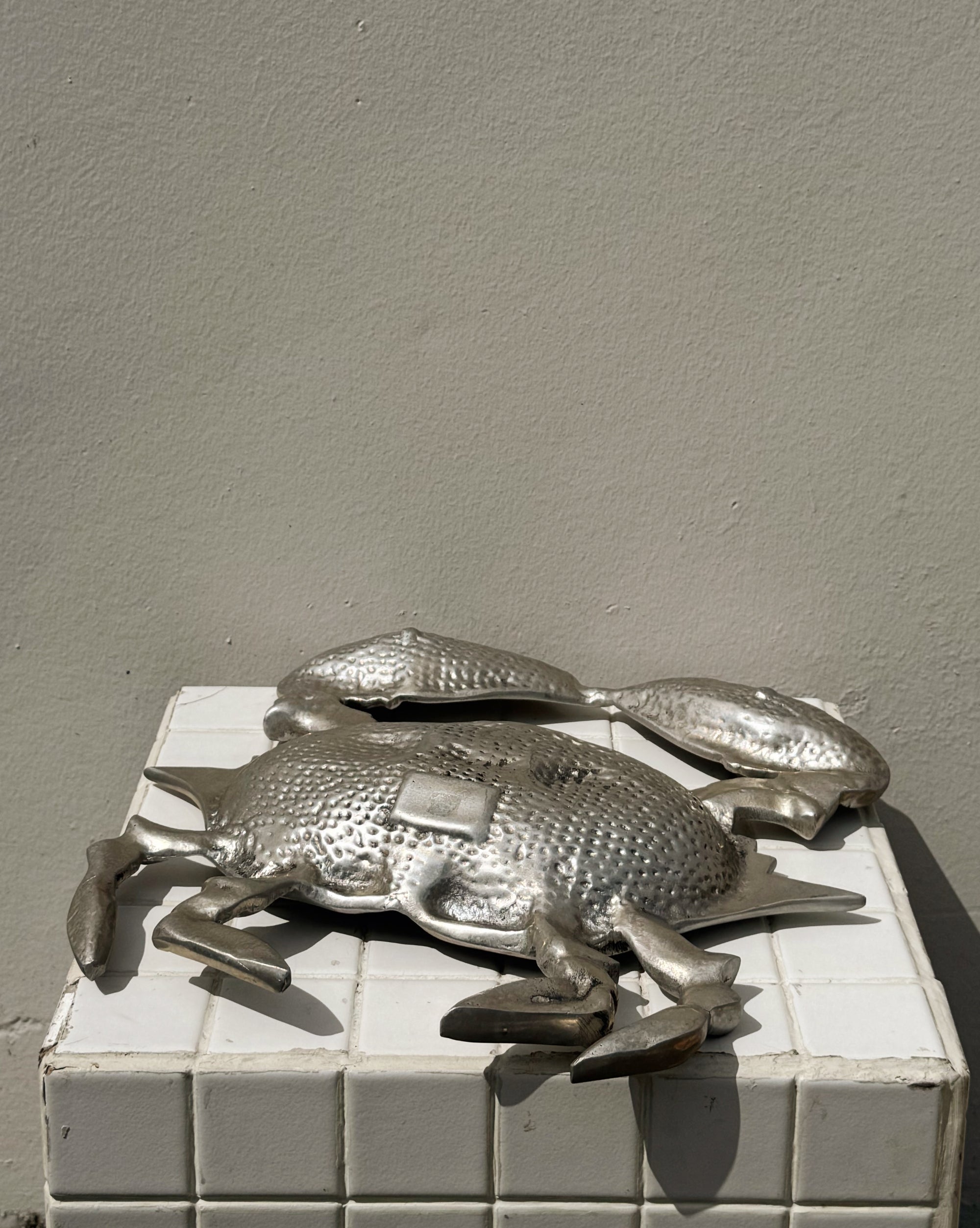 Pewter Metal Crab Dish - Hey Jude