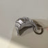 Melo Melo | Handcrafted Leather Dumpling Keychain in Silver - Hey Jude