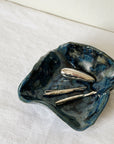 Midnight Organic Ceramic Bowl