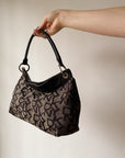 DKNY Monogram Rectangle Shoulder Bag