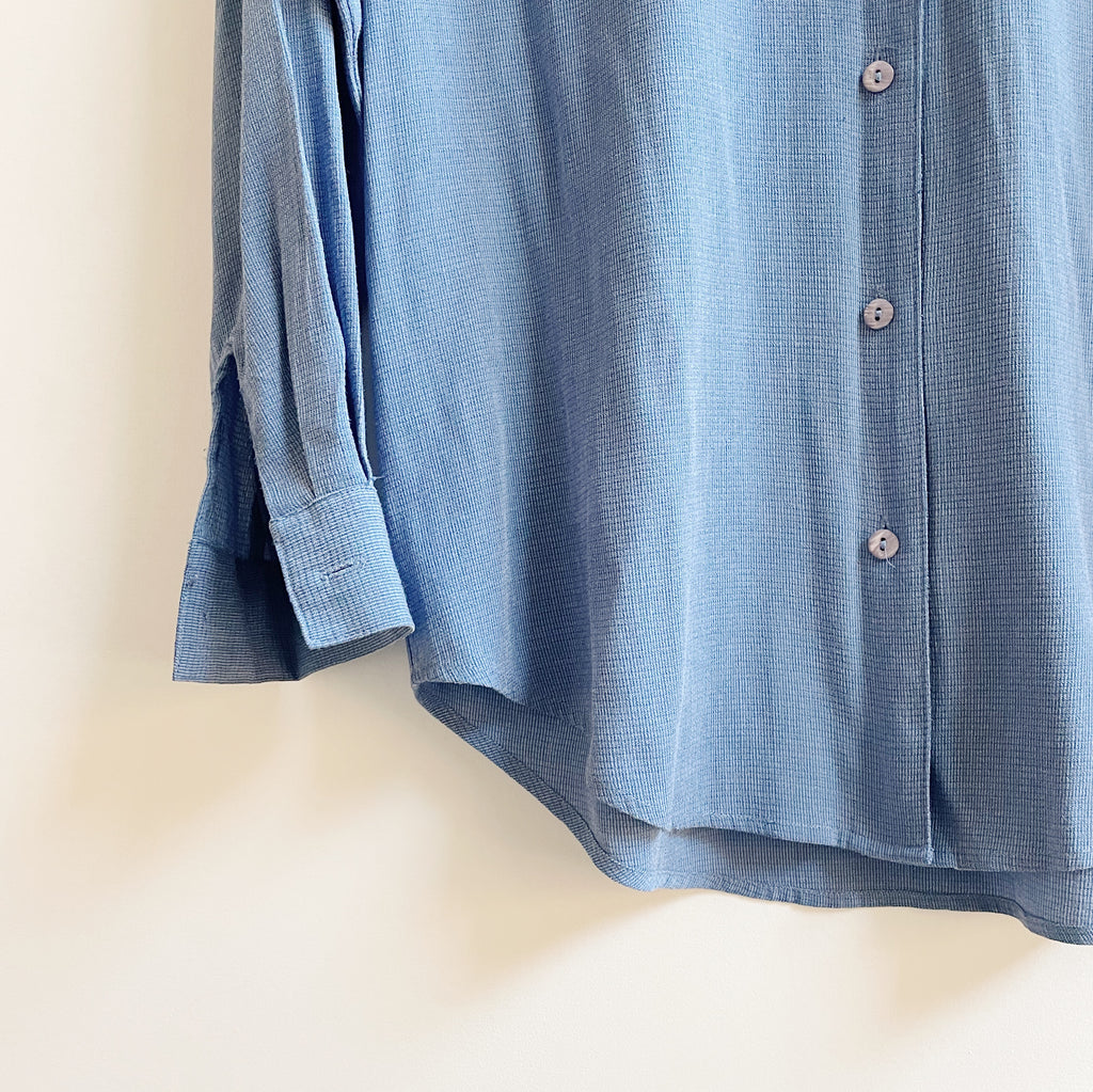 Ocean Woven Button Down