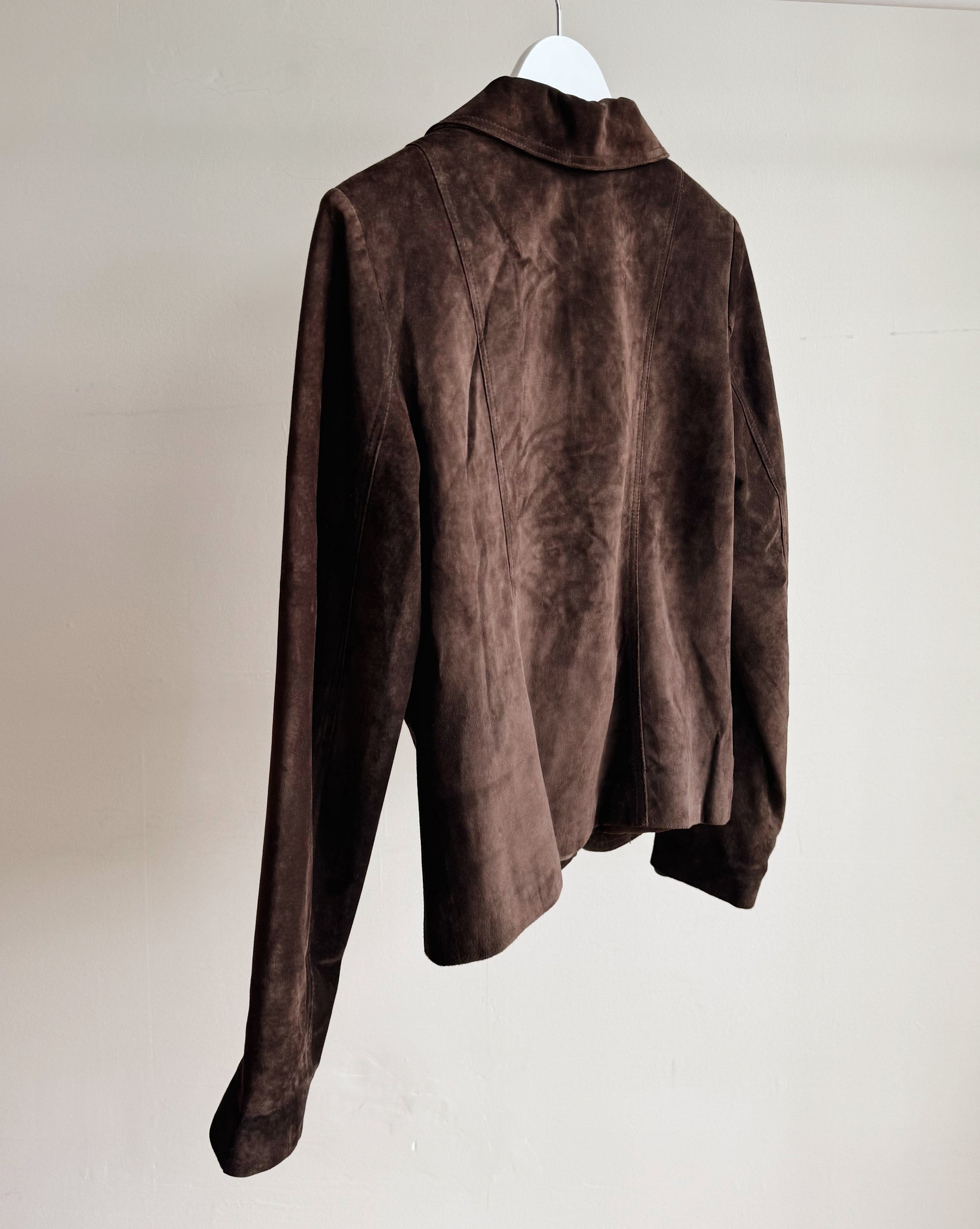 Espresso Suede Blazer