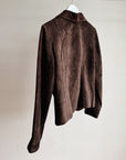 Espresso Suede Blazer