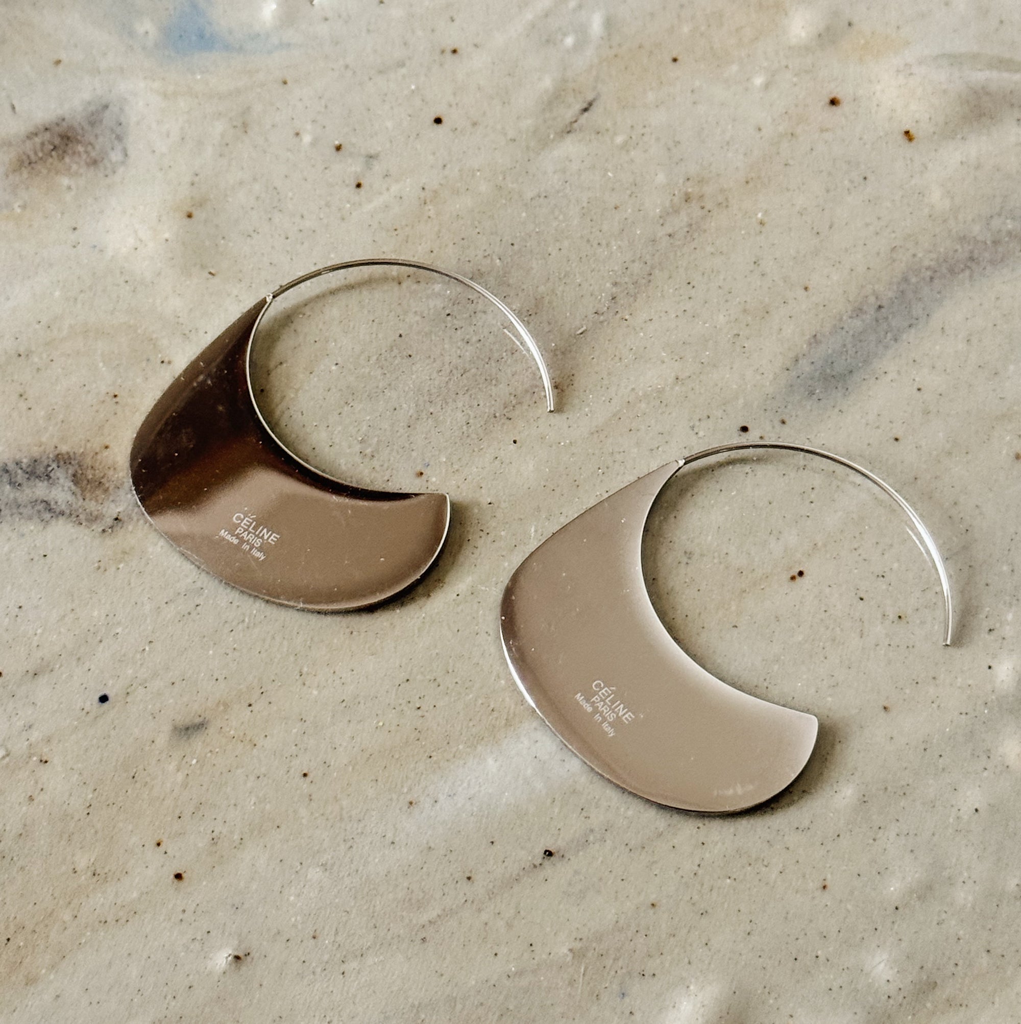 Celine Phoebe Philo Disc Hoops - Hey Jude