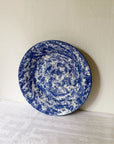Blue Spongeware Ceramic Bowl