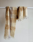 Checker Mohair Scarf