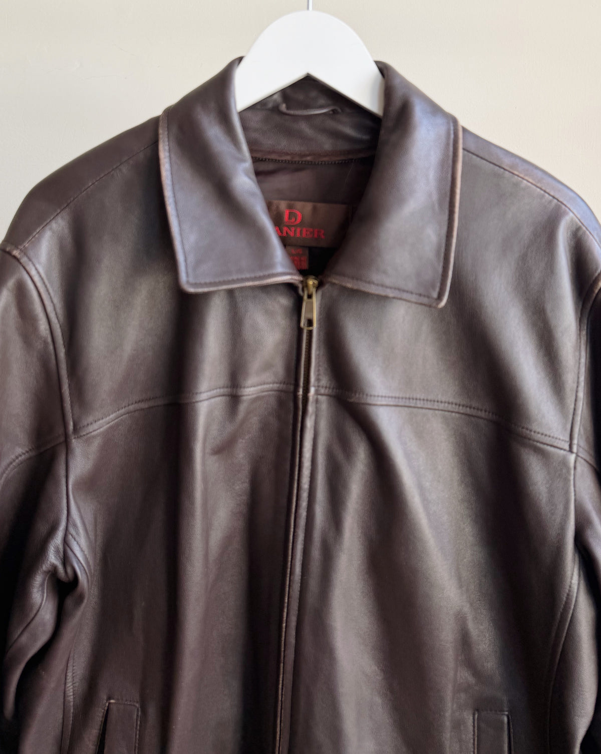 Danier Espresso Leather Jacket - Hey Jude
