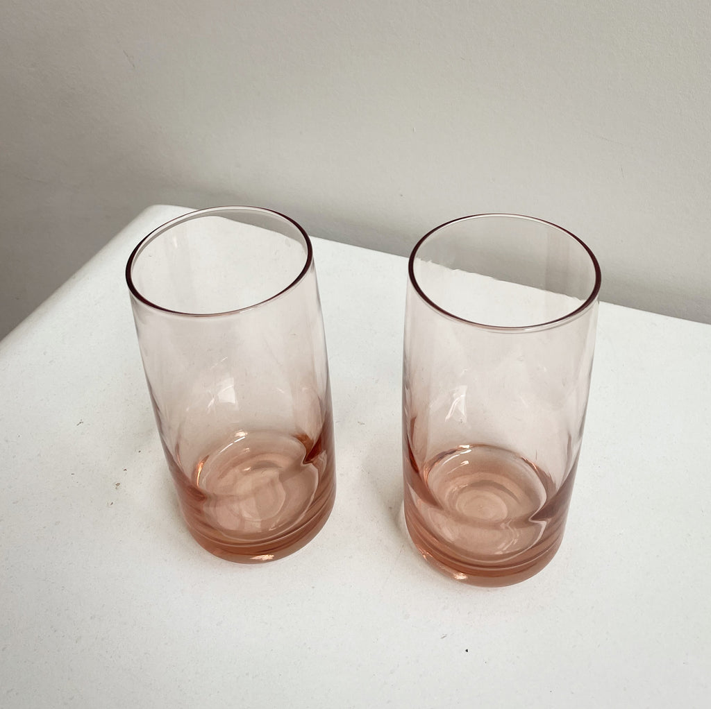 Rose Cylinder Glasses