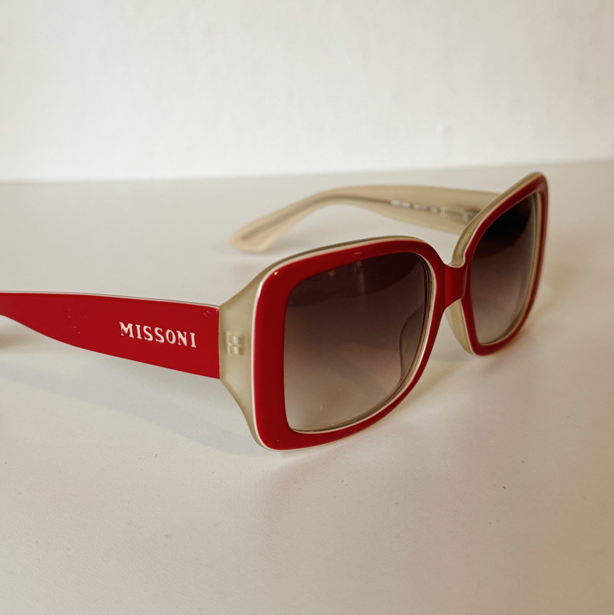 Missoni Red + Cream Oversized Sunglasses - Hey Jude