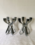 Vintage Umbra Silver Chorus Candelabras