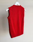 Ruby Diamond Knit Vest