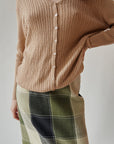 Caramel Button-Up Cardigan
