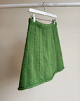 Clover Panelled Wool Knit Skirt