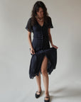 Sheer Midnight Maxi Dress