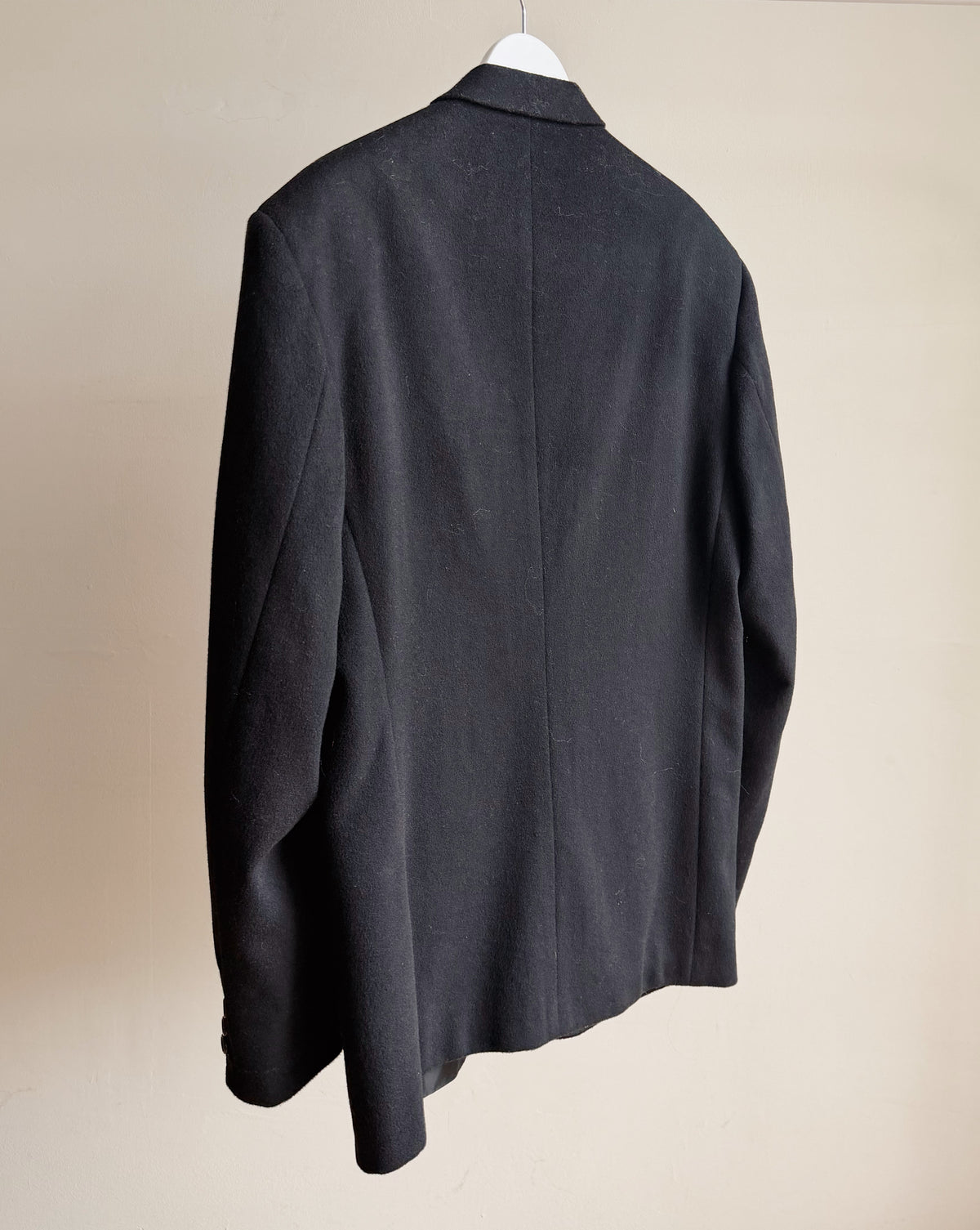 Black Cashmere Wool Blazer Jacket - Hey Jude