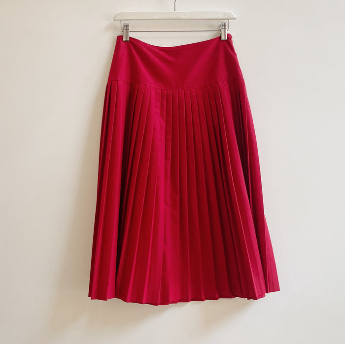 Poppy Midi Pleat Skirt