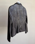 Raven Leather Blazer Jacket - Hey Jude
