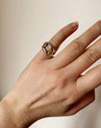 Sterling Silver Double Swirl Ring | Size 6 - Hey Jude