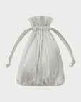 Baggu | Pleated Reusable Tote in Silver