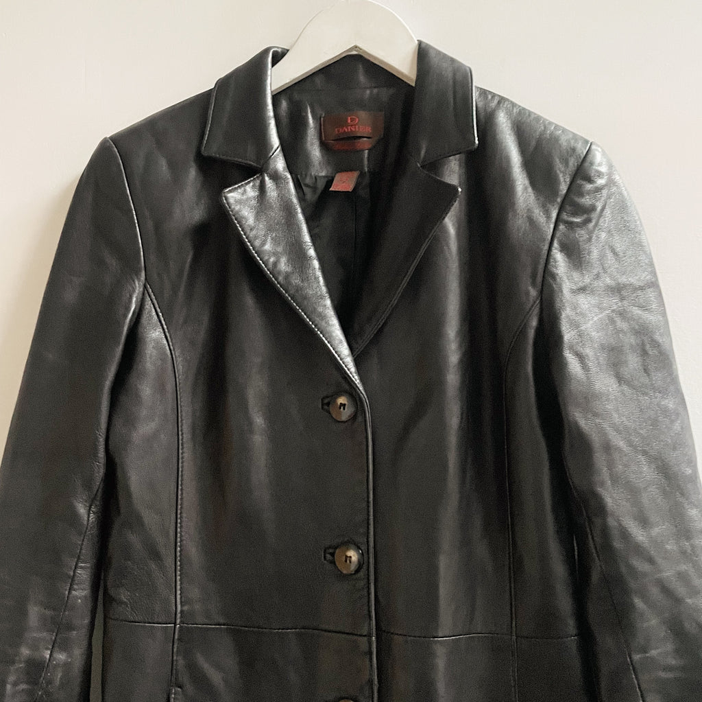 Sable Long Leather Jacket