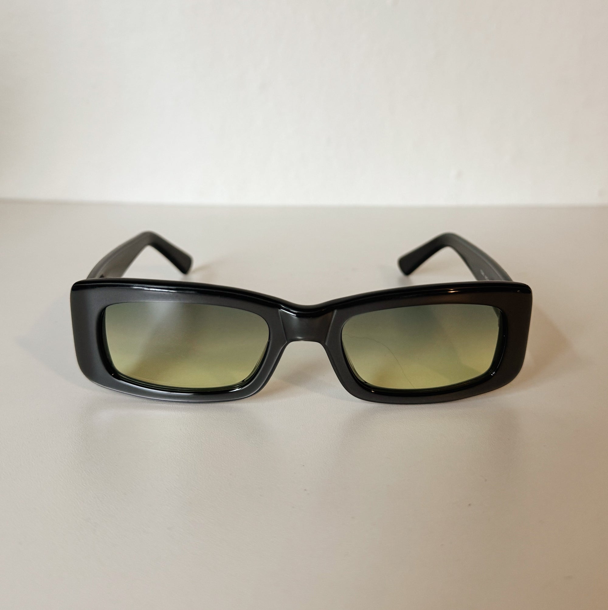 Fendi Y2K Dark Chrome Rectangle Sunglasses - Hey Jude