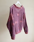 Mulberry Abstract Knit Sweater - Hey Jude