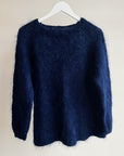 Cobalt Fluffy Mohair Sweater