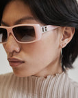 D&G Blush Pink Y2K Logo Sunglasses - Hey Jude